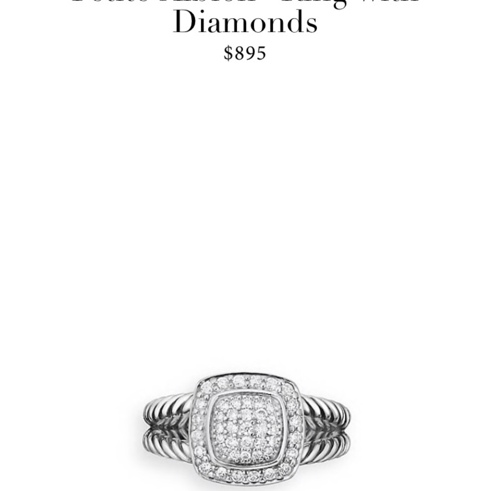 David Yurman Petite Albion Ring with Diamonds